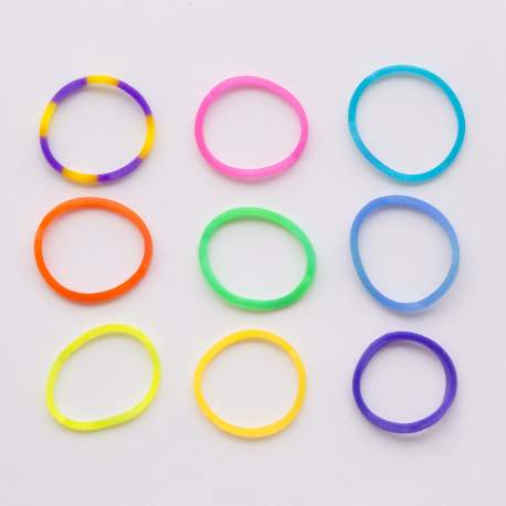 Kit complet de confectionat bratari din elastic cu ceas digital pt. aplicare pe bratara