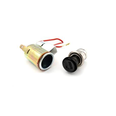 Kit priză brichetă auto completă Carguard (soclu + aprinzător) – 12V