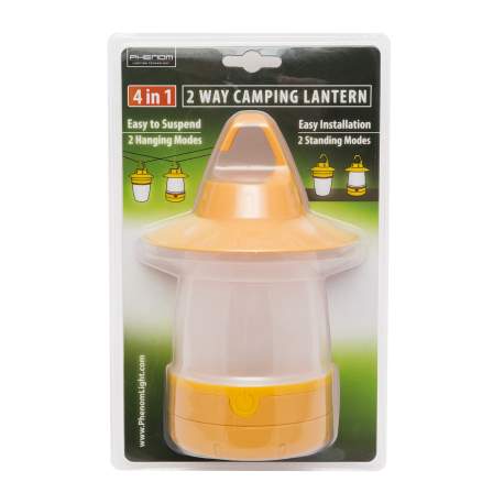 Lampa camping LED suspendabila - galbena
