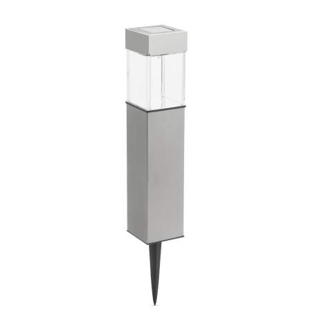 Lampă LED  solară  pt. exterior - inox