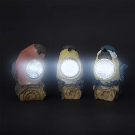 Lampa solara figurine pasari - 10 cm