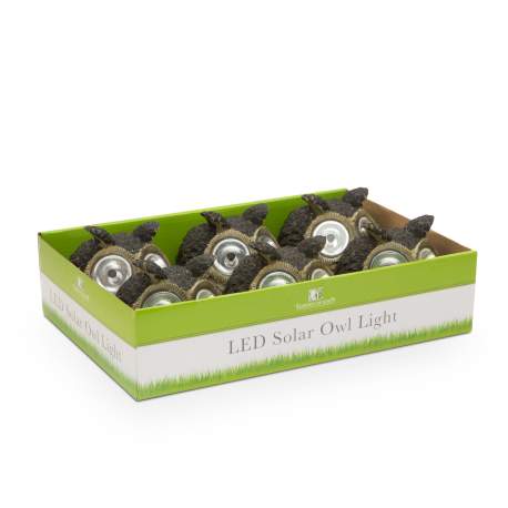 Lampa solara LED figurina - Bufnita