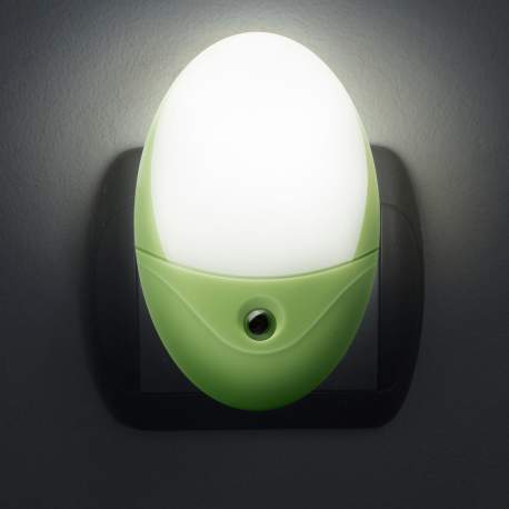 Lumină de veghe cu senzor - 240 V - verde