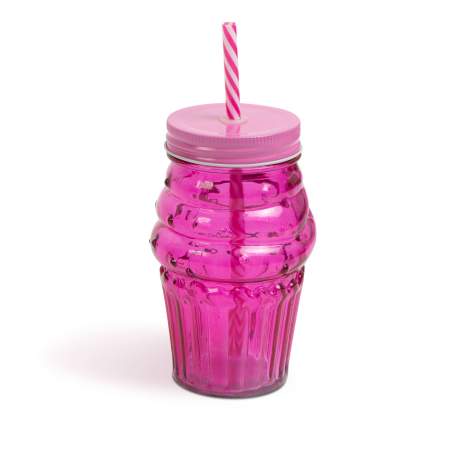 Pahar de sticlă - „Candy” - 450 ml
