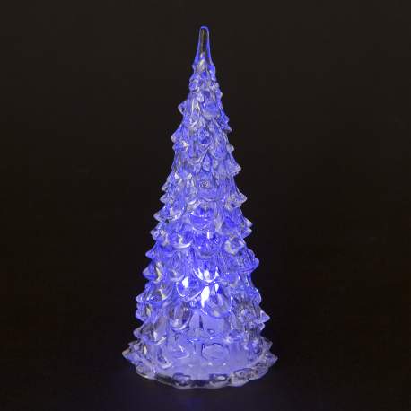 Pom de Craciun LED, acril, 22 cm