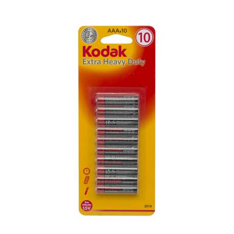 Set 10 baterii AAA Kodak Zinc Extra Heavy Duty