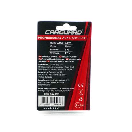 Set 2 becuri auto C5W - CARGUARD