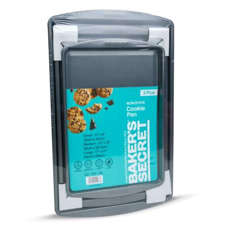 Set 3 tăvi de copt Baker's Secret