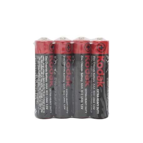 Set 4 baterii AAA Kodak Zinc Extra Heavy Duty