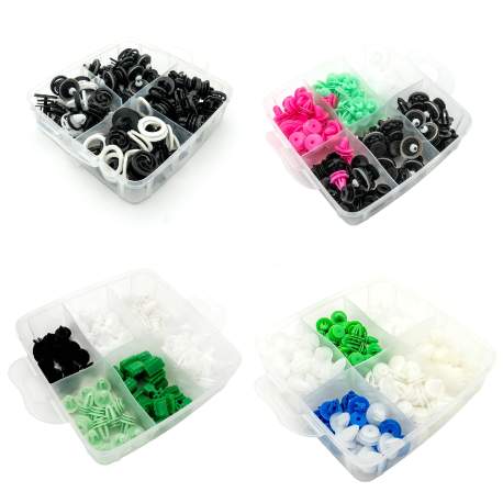 Set 470 buc cleme din plastic + 5 unelte Carguard