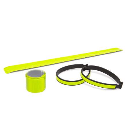 Set benzi reflectorizante elastice cu armatura otel, pt. brate si gambe