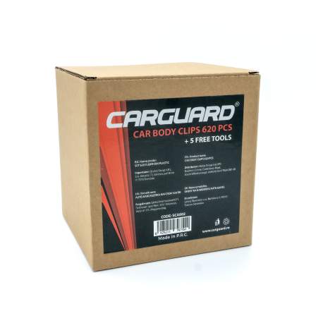 Set de 620 de Cleme din Plastic + 5 unelte Carguard