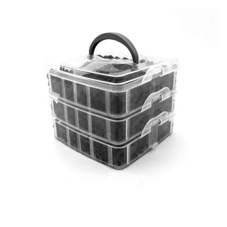 Set de 620 de Cleme din Plastic + 5 unelte Carguard