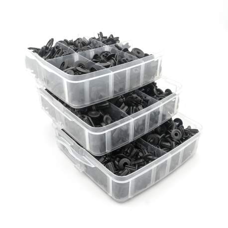 Set de 620 de Cleme din Plastic + 5 unelte Carguard