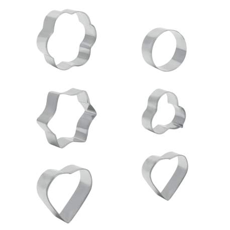 Set de forme pt. decupat aluat 6 piese