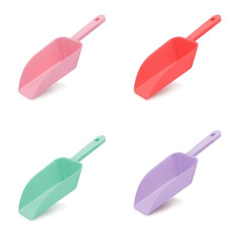 Set linguri de măsurat pentru bucătărie - 4 culori - 4 buc./ pachet