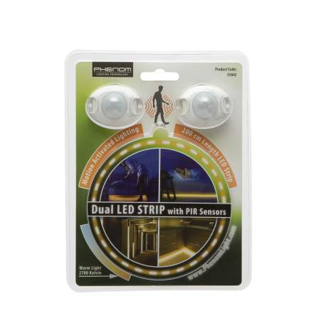 Sir LED dublu cu senzor de miscare