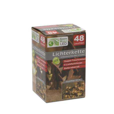 Sir lumini LED de Craciun, 48 LED-uri