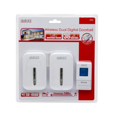 Sonerie fara fir, 2 receptoare (CA)