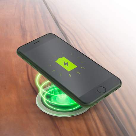 Statie de incarcare fara fir, incorporabil - negru - max 3 A