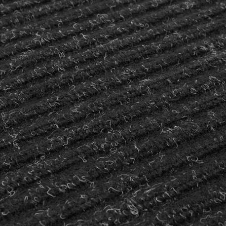 Stergator de picioare cu bordura - negru - 60 x 40 cm