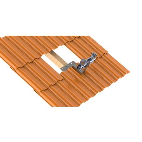 Suport pentru montaj panou fotovoltaic pe acoperiș cu țiglă 