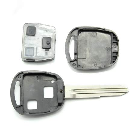 Toyota: carcasă cheie, 2 butoane, lamă TOY41-SH2 (fără logo)